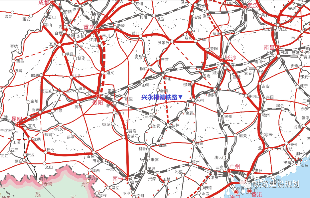 井赣铁路最新规划图，重塑区域交通格局的战略蓝图揭秘